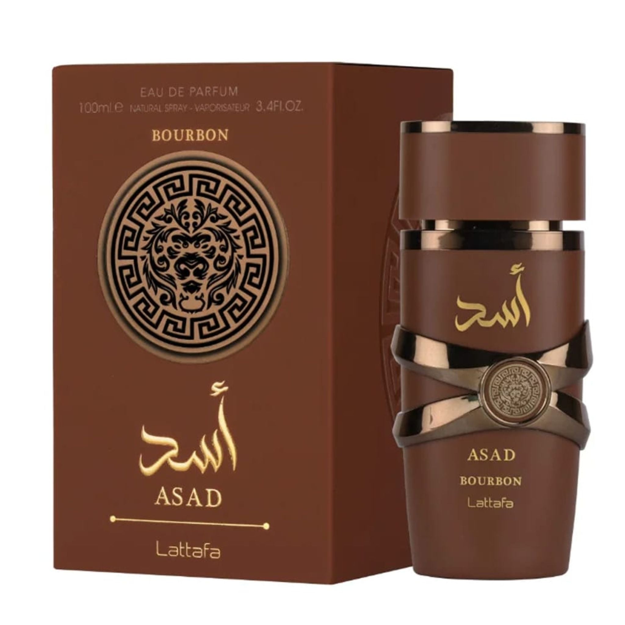 Asad Bourbon Eau De Parfum 100 ml / 3.4 fl.oz For Men by Lattafa