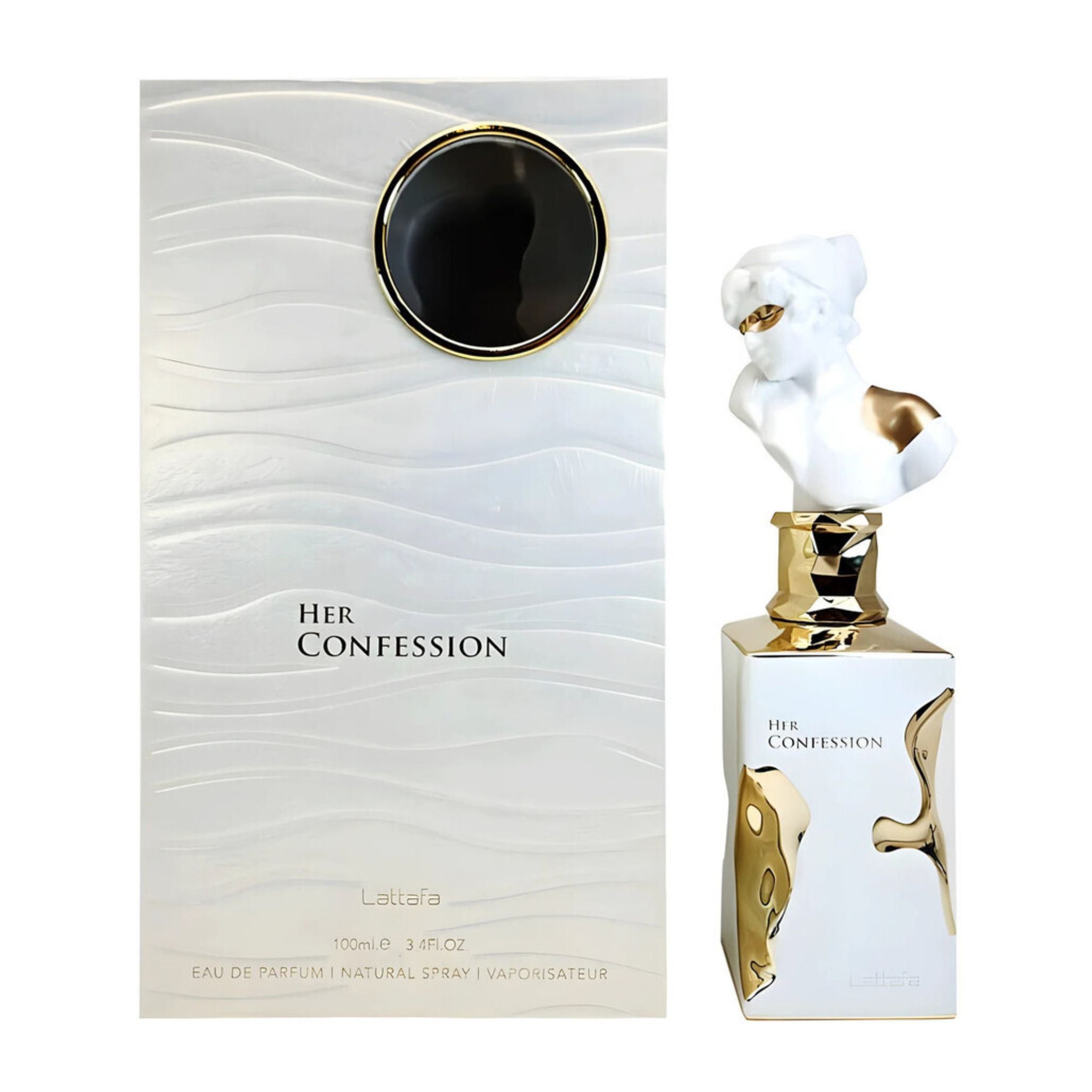 Lattafa Ladies Her Confession EDP Spray 3.4 oz Fragrances