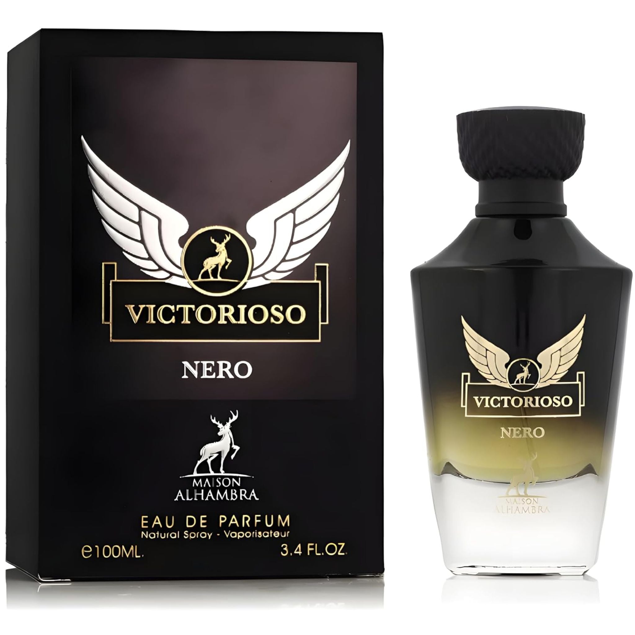 Perfume MAISON ALHAMBRA VICTORIOSO NERO 3.4 EDP MEN