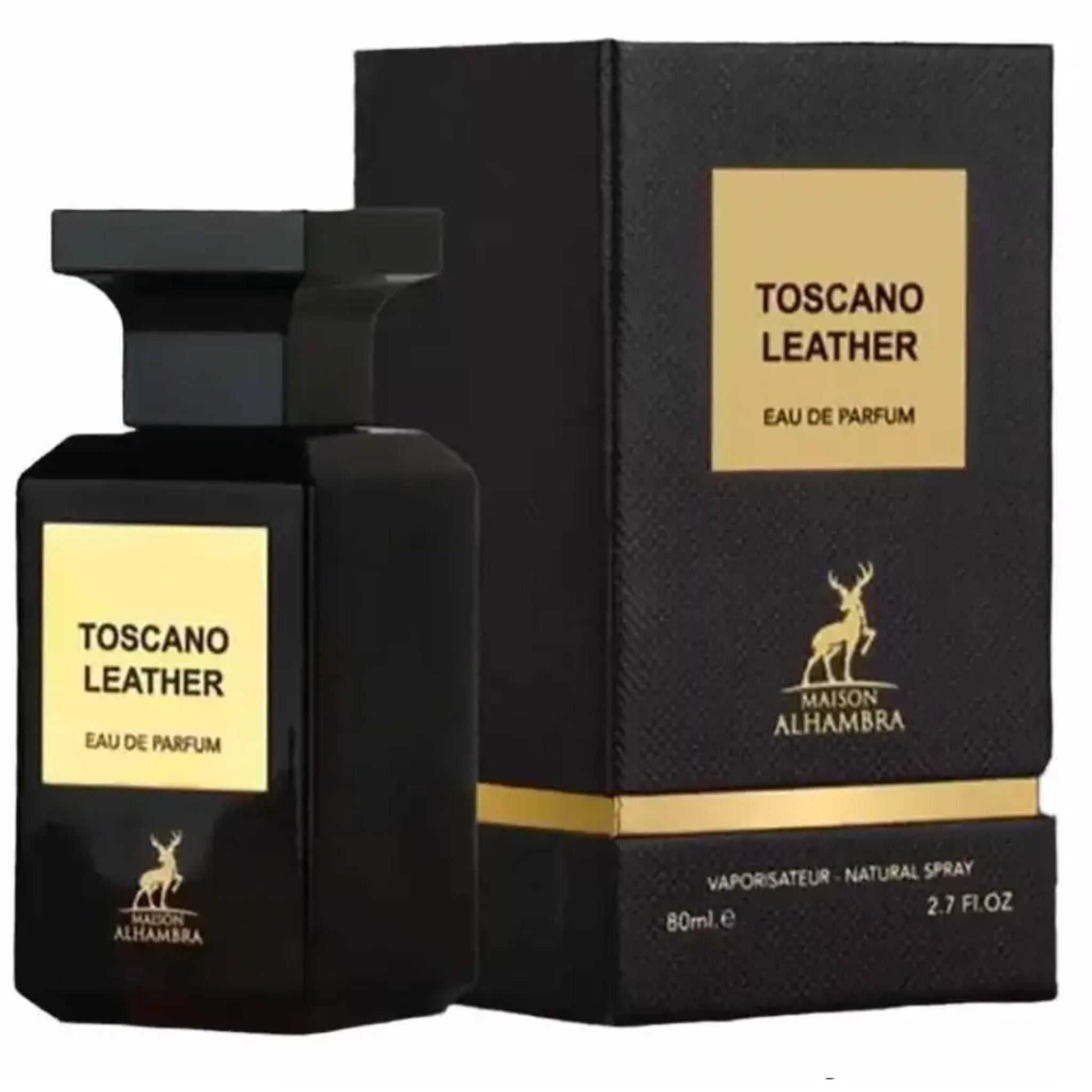 Perfume MAISON ALHAMBRA TOSCANO LEATHER  2.7 EDP MEN