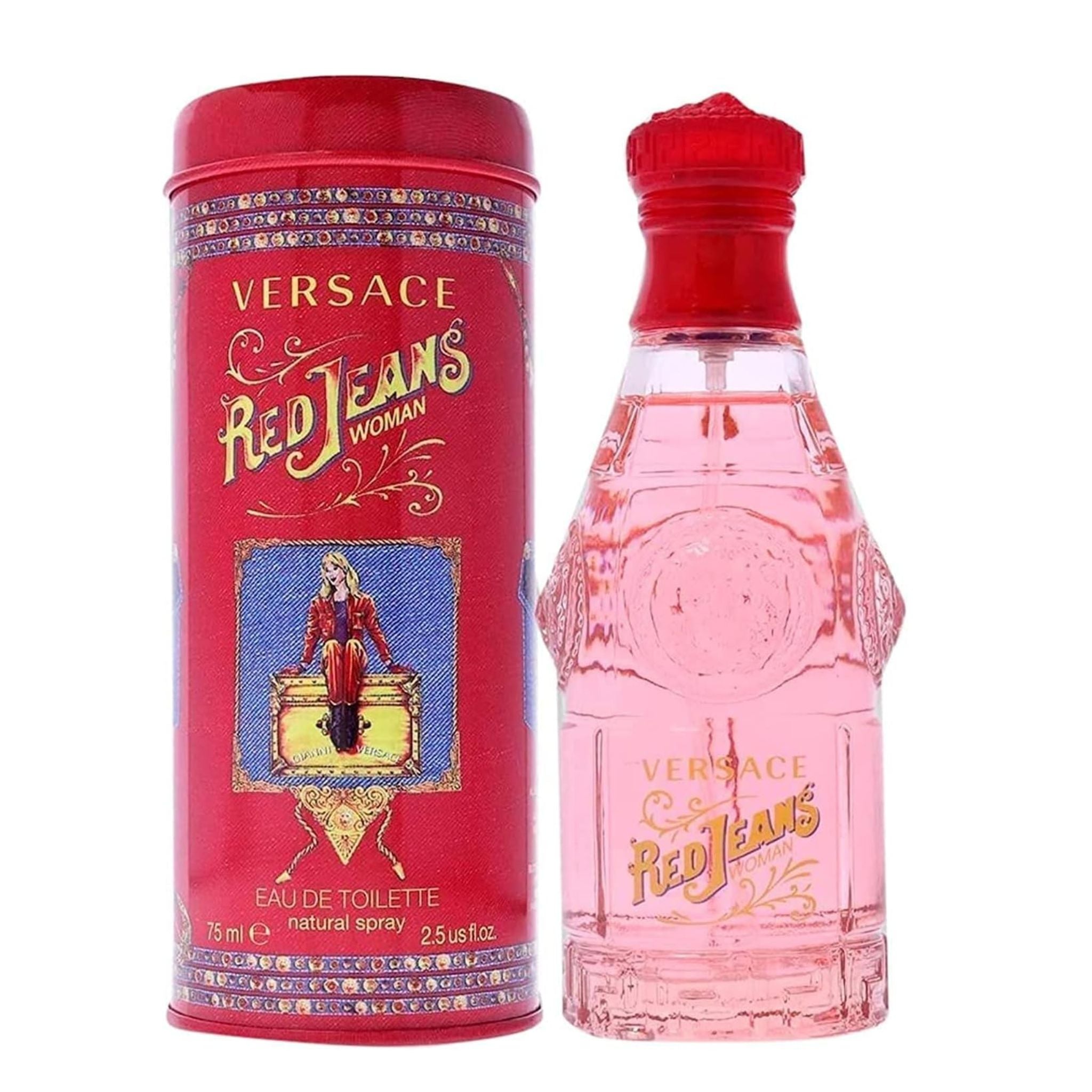Perfume Gianni Versace Red Jeans Eau de Toilette Spray 75 ml Mujer