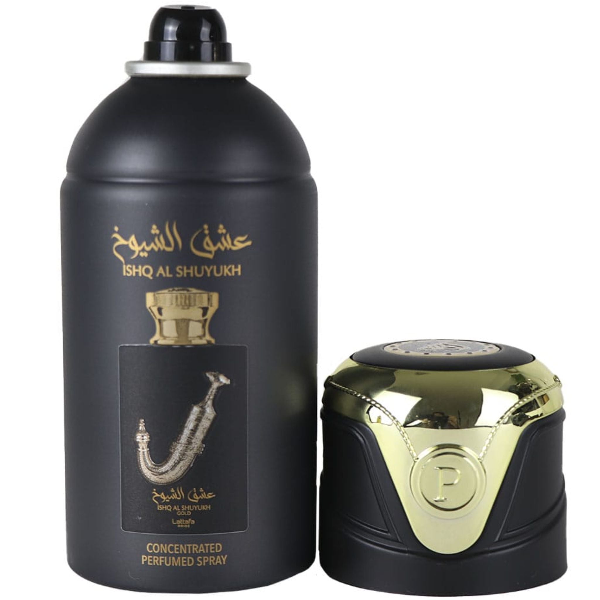 Spray Ishq Al Shuyukh Gold Concentrated Perfumed Body Spray 250 ml/9 Fl .oz Unisex