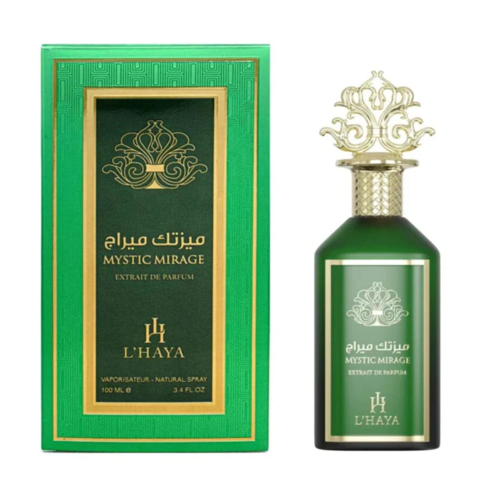 L’Haya Mystic Mirage (Extracto de Perfume) Unisex Perfume/Cologne For Men & Women Eau de Parfum 3.4 oz Ed